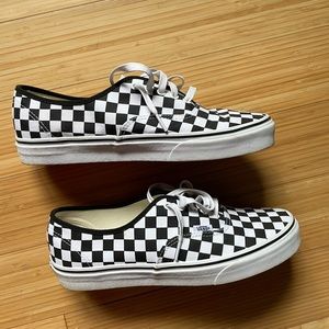 Checkered Vans